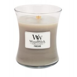 Fireside medium woodwick candle