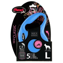 FLEXI ROLLIJN CLASSIC TAPE L BLAUW 5 METER