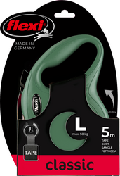 FLEXI ROLLIJN CLASSIC TAPE L OLIJF GROEN 5 MTR