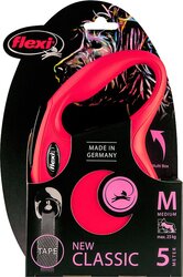 FLEXI ROLLIJN CLASSIC TAPE M ROOD 5 METER