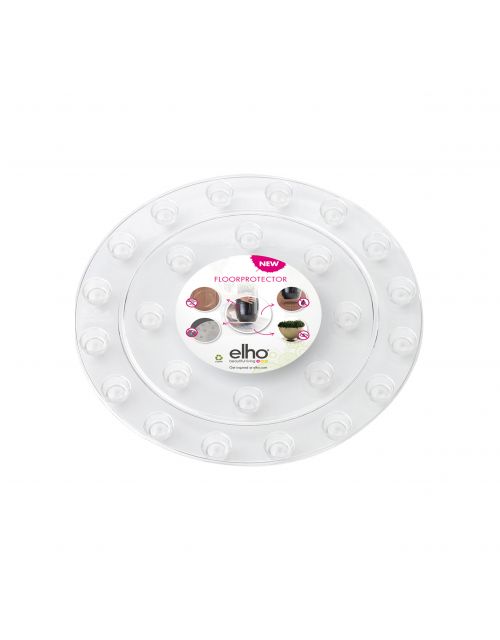 elho floorprotector rond 25cm transparent - afbeelding 1