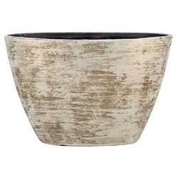 Floran Pot funchal ovaal 32x14x22cm wit