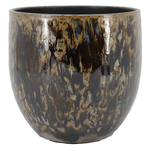 Floran Pot mason d34h34cm pauwblauw