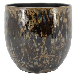 Floran Pot mason d34h34cm pauwblauw