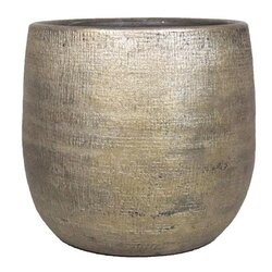 Floran Pot mira d16h14cm industrieel goud