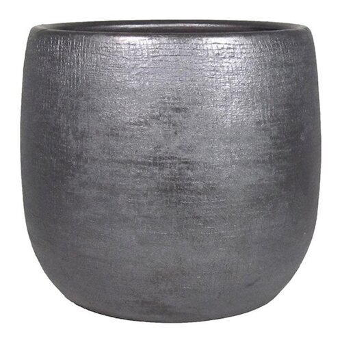 Floran Pot mira d16h14cm industrieel zwart