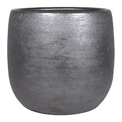 Floran Pot mira d29h27cm industrieel zwart