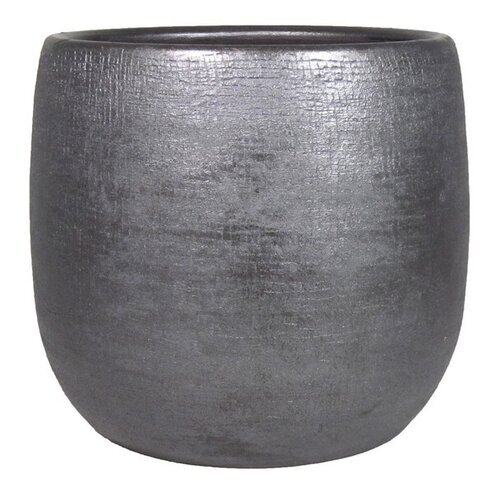 Floran Pot mira d34h31cm industrieel zwart