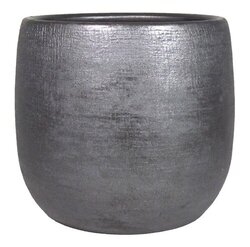 Floran Pot mira d34h31cm industrieel zwart