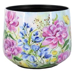 Floran Pot serres mtl d6.7/7.3h5.9cm multi