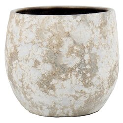 Floran Pot sines d34/39h35cm antiek wit
