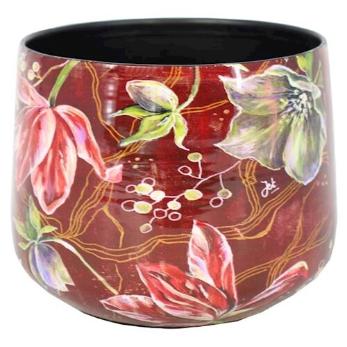 Floran Pot xanthi mtl d13.7/14.8h12cm rood
