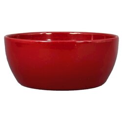 Floran Schaal boule d18.5h8.5cm wijnrood