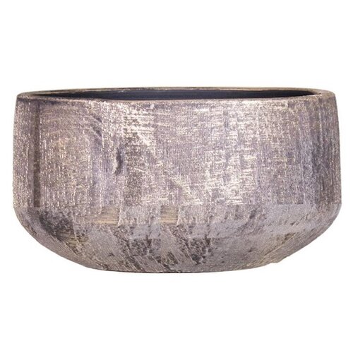 Floran Schaal madeira d28h13cm goud