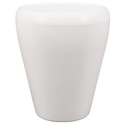 Floran Vaas liv d14h17cm wit mat