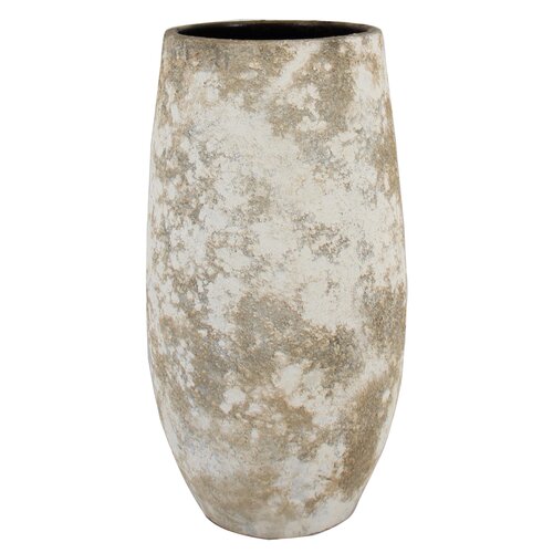 Floran Vaas sines d20/26h50cm antiek wit