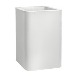 Florus Jive Vierkant Hoog 40 - Wit - Ø 39 x H 60 cm -  - 100% gerecycled