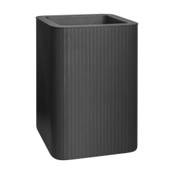 Florus Jive Vierkant Hoog Stripe 40 - Antraciet - Ø 39 x H 60 cm -  - 100% gerecycled