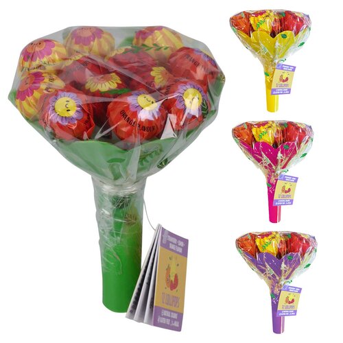 Flower Bouquet with lollipops