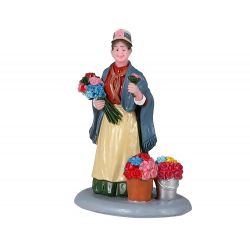 Lemax Flower Seller