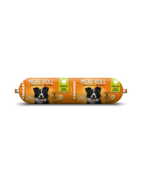 Fokker Dog Meat Roll verse Kip met  Zalm 800 gr.