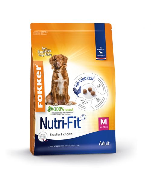 Fokker Dog Nutri-Fit M (10-30 kg) 2,5 kg.