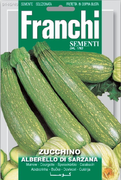 Fr Courgette, Zucchino Alberello Di Sarzana 146/40