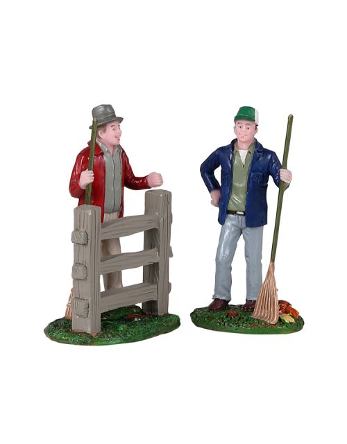 Lemax Friendly Neighbors, Set Of 2