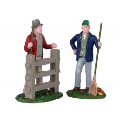 Lemax Friendly Neighbors, Set Of 2