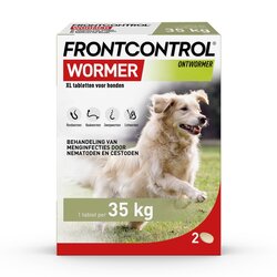 Frontline Frontcontrol Hond Xl - Apotheek - 2 tab >35 Kg Xl