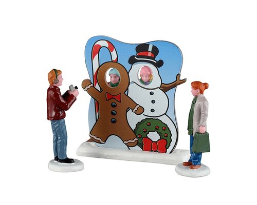 Lemax Frosty Photo Op, Set Of 3