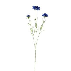 PTMD Garden Flower Blue cornflower spray with leaves