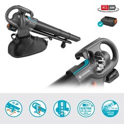 Gardena accu Bladzuiger- en blazer PowerJet 18v p4a set - afbeelding 2