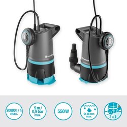 Gardena dompelpomp 20000 voor schoon en vuil water 2 in 1 - afbeelding 2