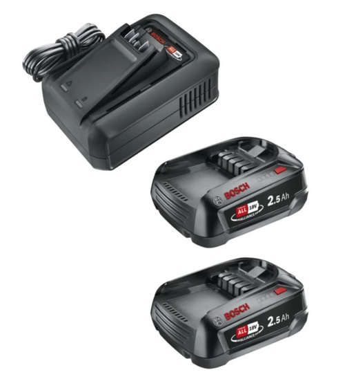 GARDENA Startset Snellader & Accu P4A AL18V-44+2x2.5Ah