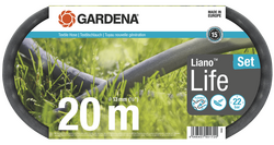 Gardena Textielslang liano life 20m set Ø13mm - afbeelding 1