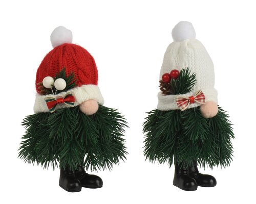 Decoris Gnoom pe pe leaf body,foam berries 2col ass