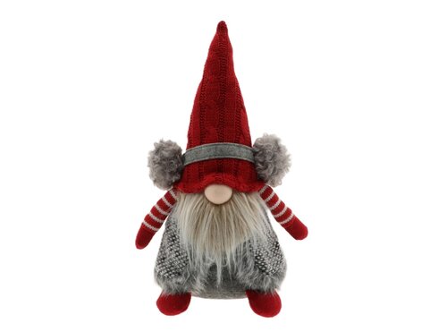 Gnoom staand l18b14h36cm rood