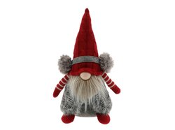 Gnoom staand l18b14h36cm rood