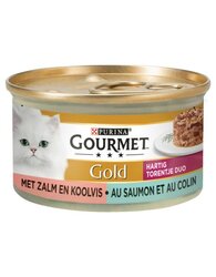 Gourmet Blik hartig torentje zalm 85g