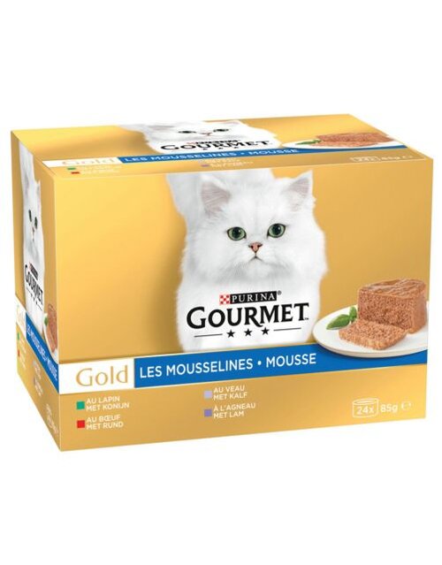 Gourmet Blik mousse rund mp 85g