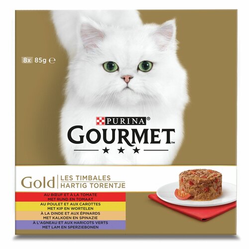 Gourmet Gold 8p hartig trntj 85g