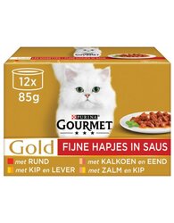 Gourmet Gold blik hapjes 12x85g