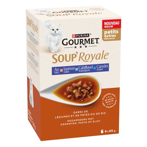 Gourmet soup royale zalm 6x45g