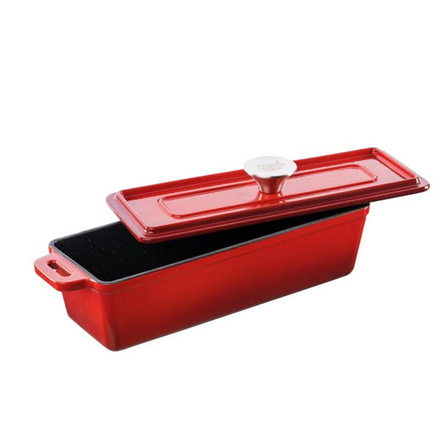 Grand Feu Geëmailleerde gietijzeren bakvorm - 1,7 ltr. - rood