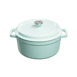Grand Feu Geëmailleerde gietijzeren braadpan - 4,7 ltr. - licht blauw - afbeelding 2