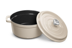 Grand Feu Geëmailleerde gietijzeren braadpan - 4,7 ltr. - wit