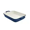 Grand Feu Geëmailleerde gietijzeren braadslede - 3,2 ltr. - blauw - afbeelding 1
