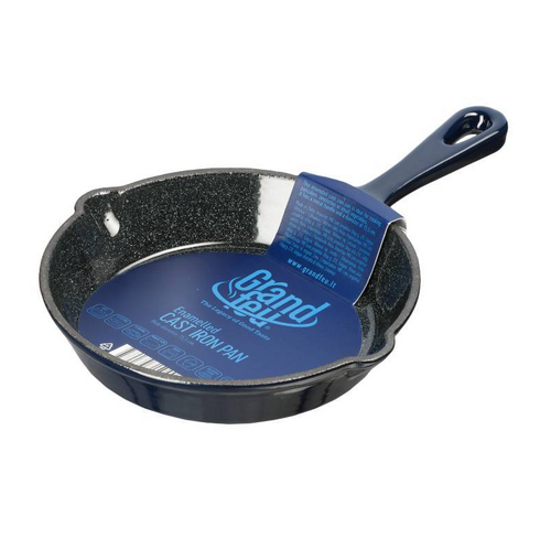 Grand Feu Geëmailleerde gietijzeren pan - 15,5 cm. - blauw