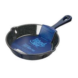 Grand Feu Geëmailleerde gietijzeren pan - 15,5 cm. - blauw